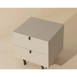 Celine Wooden Stylish Small Nightstand - LOOMLAN - SUNPAN - Nightstands