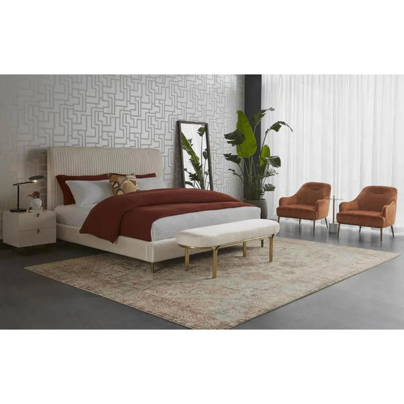 Celine Wooden Stylish Small Nightstand - LOOMLAN - SUNPAN - Nightstands