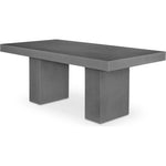 Cement Outdoor Dining Table Grey - LOOMLAN - Moe's Home - Outdoor Dining Tables