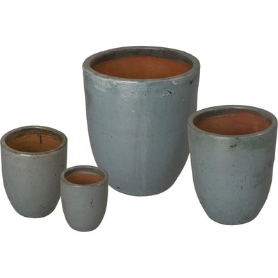 Ceramic Handmade Round Planter - LOOMLAN - Planters