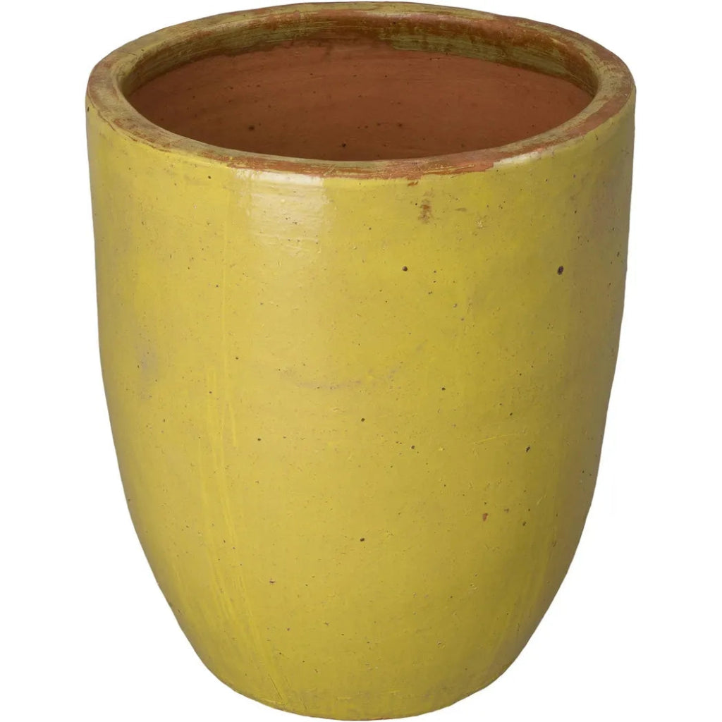 Ceramic Handmade Round Planter - LOOMLAN - Planters