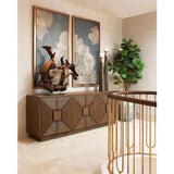 Ceruse Brown Morombe Cocoa Credenza Sideboard - LOOMLAN - Currey & Co - Sideboards