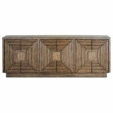 Ceruse Brown Morombe Cocoa Credenza Sideboard - LOOMLAN - Currey & Co - Sideboards