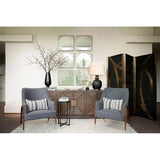 Ceruse Brown Morombe Cocoa Credenza Sideboard - LOOMLAN - Currey & Co - Sideboards