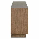 Ceruse Brown Morombe Cocoa Credenza Sideboard - LOOMLAN - Currey & Co - Sideboards