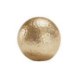 Champagne Hammered Ball Sculpture - LOOMLAN - Chelsea House - Statues & Sculptures