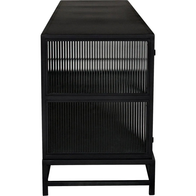 Chandler 4 Doors Sideboard, MTB - LOOMLAN - Noir - Sideboards