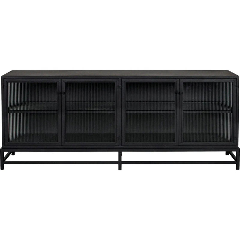 Chandler 4 Doors Sideboard, MTB - LOOMLAN - Noir - Sideboards