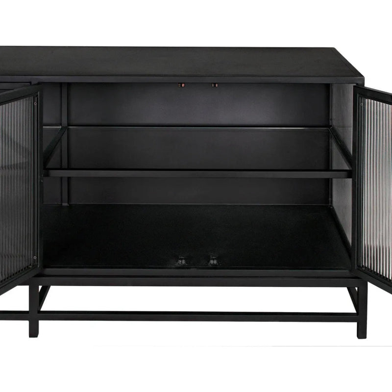 Chandler 4 Doors Sideboard, MTB - LOOMLAN - Noir - Sideboards