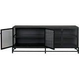 Chandler 4 Doors Sideboard, MTB - LOOMLAN - Noir - Sideboards