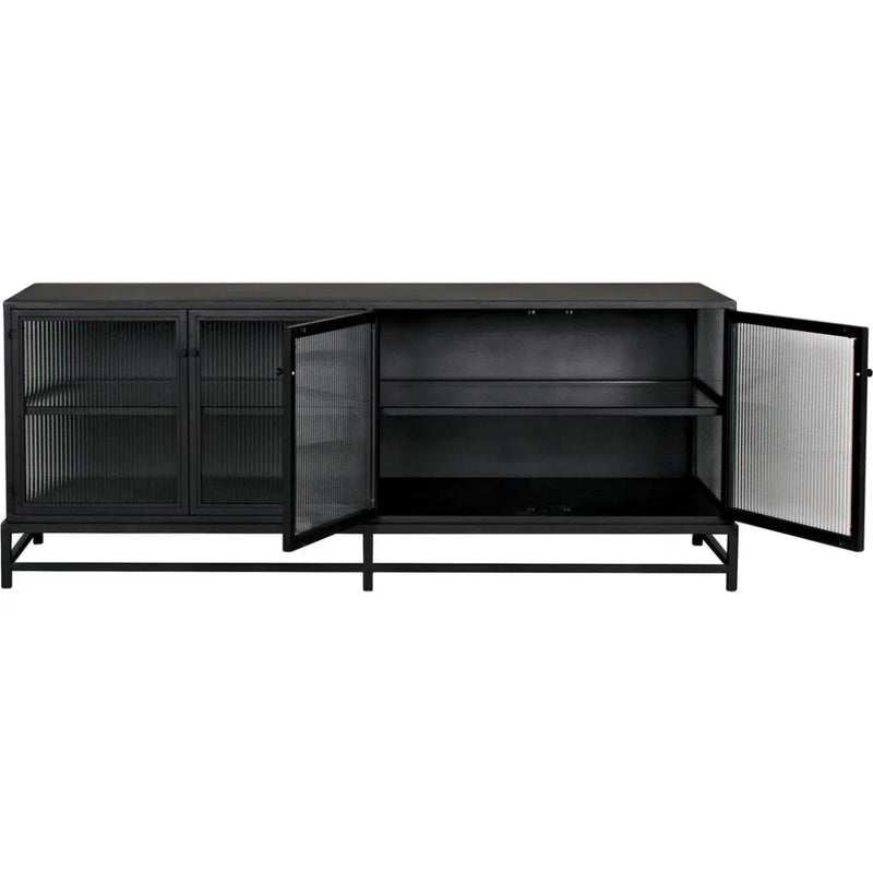 Chandler 4 Doors Sideboard, MTB - LOOMLAN - Noir - Sideboards