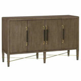 Chanterelle Verona Brown Sideboard - LOOMLAN - Currey & Co - Sideboards