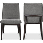 Charlie Performance Fabric Black Dining Chair 2PC - LOOMLAN - Moe's Home - Dining Chairs