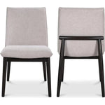 Charlie Performance Fabric Black Dining Chair 2PC - LOOMLAN - Moe's Home - Dining Chairs