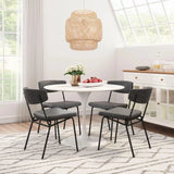 Charon Dining Chair (Set of 2) Vintage Black - LOOMLAN - Zuo Modern - Dining Chairs