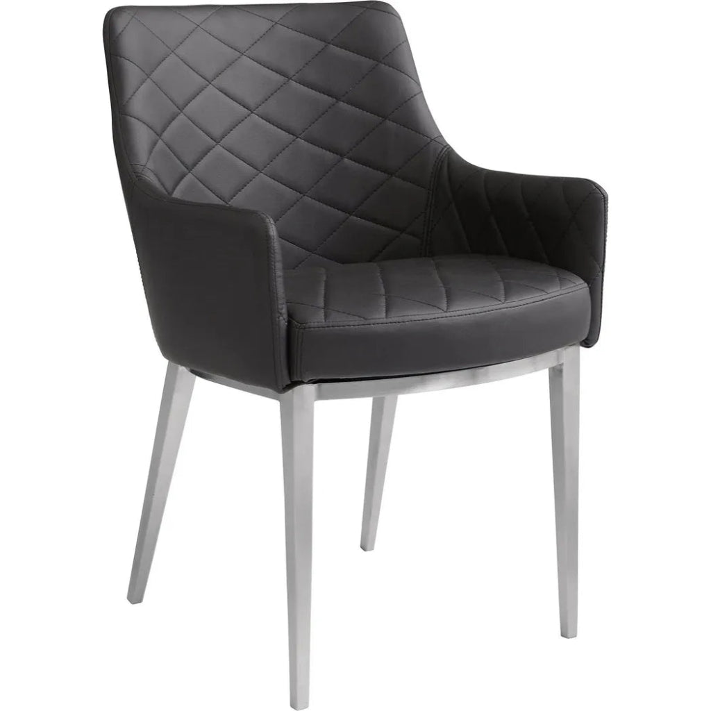 Chase Leather Dining Armchair - LOOMLAN - SUNPAN - Dining Chairs