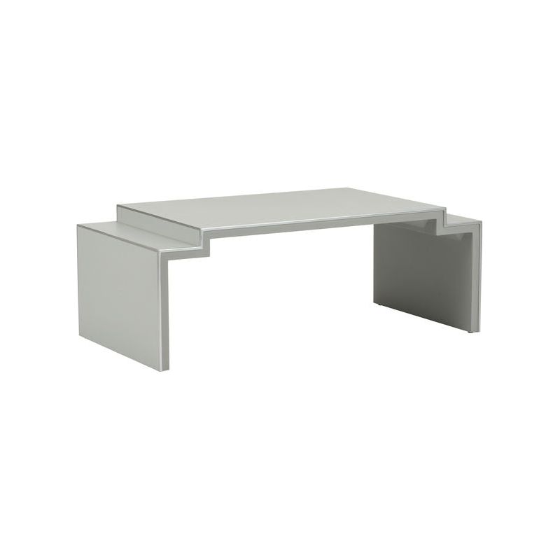 Chatsworth Architectural Designed Silver Table - LOOMLAN - Chelsea House - Coffee Tables