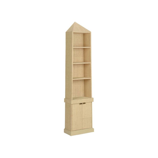 Chelsea Wooden Brown Bookcase - LOOMLAN - Chelsea House - Bookcases