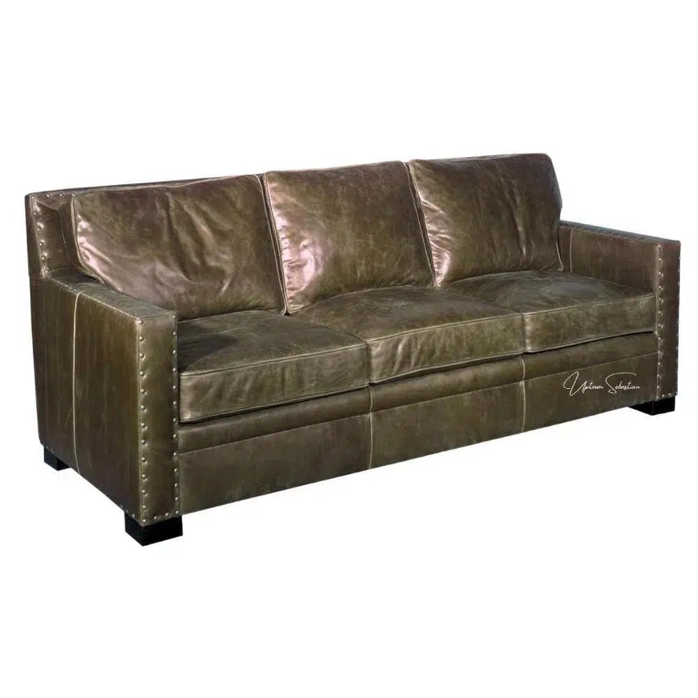 Chesapeake Custom Chill - Coastal Leather Couch - LOOMLAN - Uptown Sebastian - Sofas & Loveseats