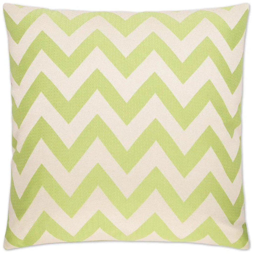 Chevron Chic Green Throw Pillow With Insert - LOOMLAN - D.V. Kap - Throw Pillows