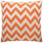 Chevron Chic Orange Throw Pillow With Insert - LOOMLAN - D.V. Kap - Throw Pillows