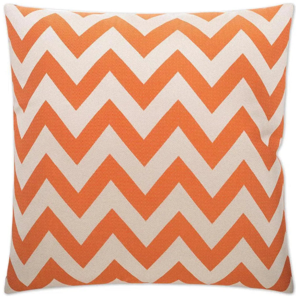 Chevron Chic Orange Throw Pillow With Insert - LOOMLAN - D.V. Kap - Throw Pillows