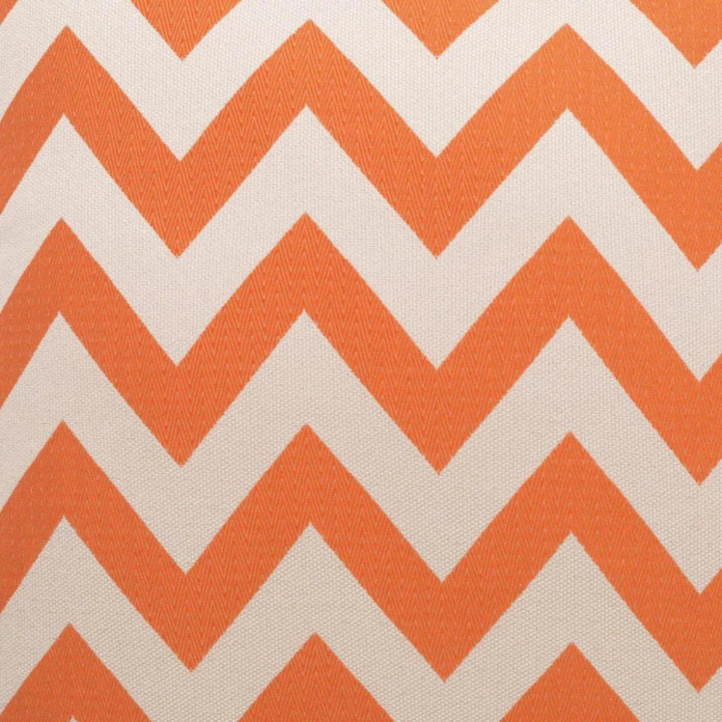 Chevron Chic Orange Throw Pillow With Insert - LOOMLAN - D.V. Kap - Throw Pillows