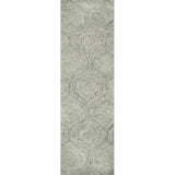 Chil Wool Green Hallway Kitchen Runner Rug - LOOMLAN - LOOMLAN - Area Rugs