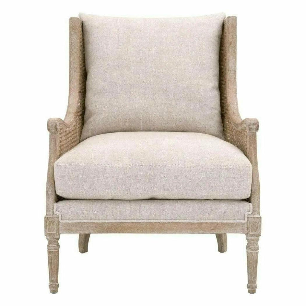 Churchill Club Chair Bisque Natural Cane - LOOMLAN - Essentials For Living - Club Chairs