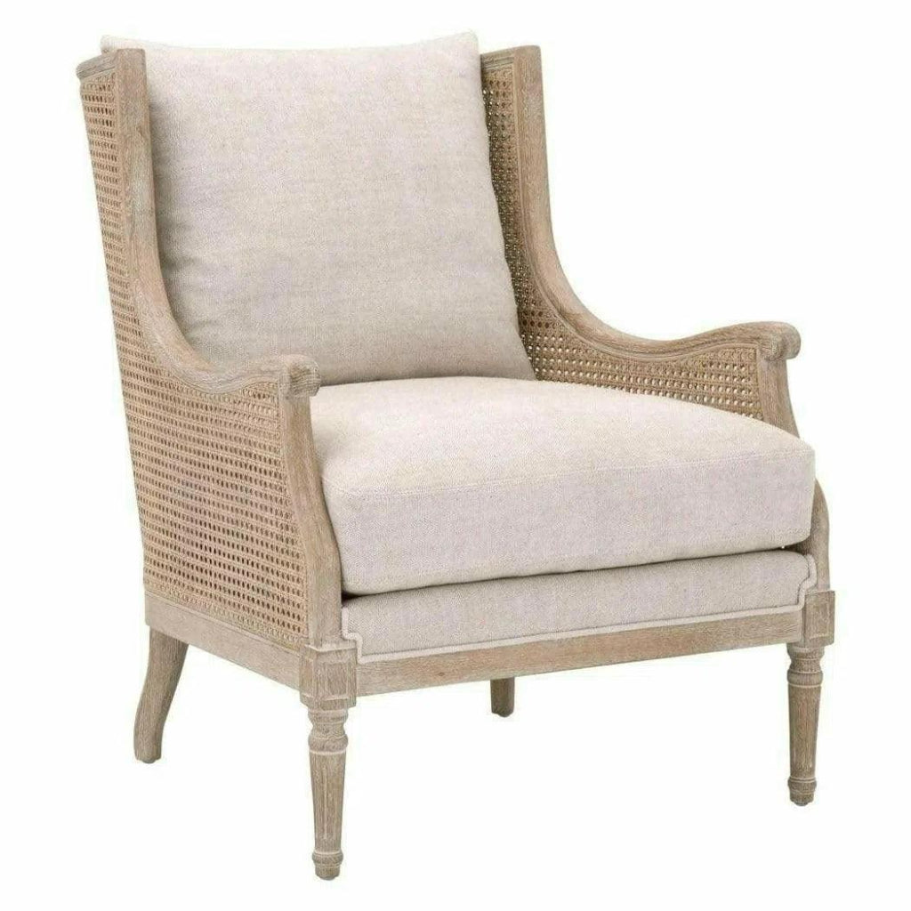 Churchill Club Chair Bisque Natural Cane - LOOMLAN - Essentials For Living - Club Chairs