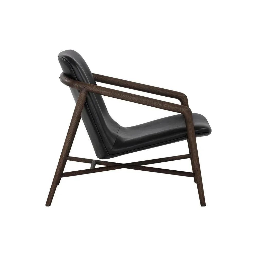 Cinelli Leather Lounge Chair - LOOMLAN - SUNPAN - Accent Chairs