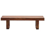 Cinnamon Amber Wood Dining Bench - LOOMLAN - LOOMLAN - Dining Benches