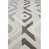 Clap Geometric Gray Large Area Rugs For Living Room - LOOMLAN - LOOMLAN - Area Rugs