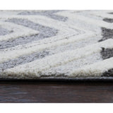 Clap Geometric Gray Large Area Rugs For Living Room - LOOMLAN - LOOMLAN - Area Rugs