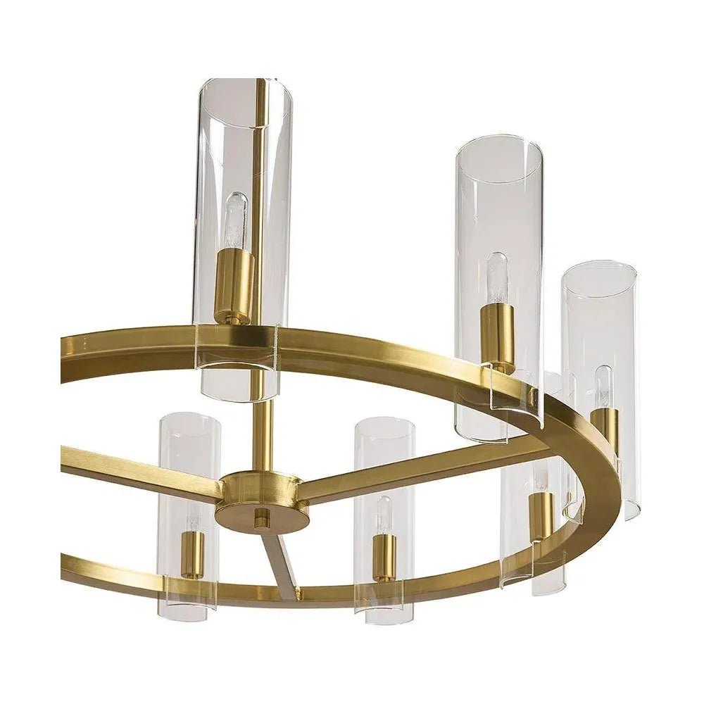 Clarabelle Iron Small Chandelier - LOOMLAN - SUNPAN - Chandeliers