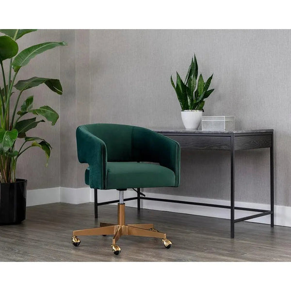 Claren Fabric Office Armchair - LOOMLAN - SUNPAN - Office Chairs