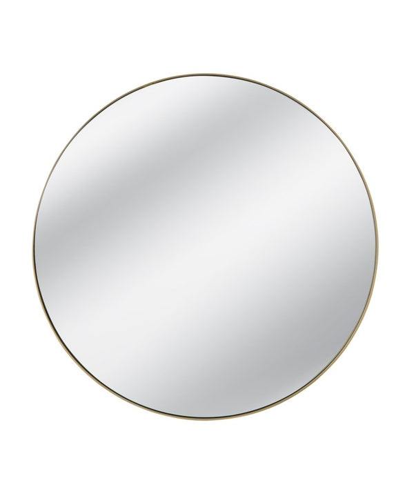 Clarion Sleek Brass Frame Wall Mirror - LOOMLAN - Bassett Mirror - Wall Mirrors