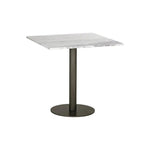 Claudia Marble Top Square Bistro Table - LOOMLAN - SUNPAN - Dining Tables