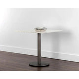 Claudia Marble Top Square Bistro Table - LOOMLAN - SUNPAN - Dining Tables