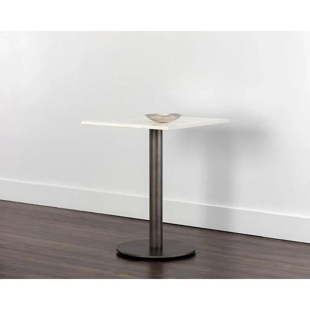 Claudia Marble Top Square Bistro Table - LOOMLAN - SUNPAN - Dining Tables