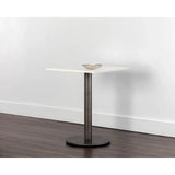 Claudia Marble Top Square Bistro Table - LOOMLAN - SUNPAN - Dining Tables