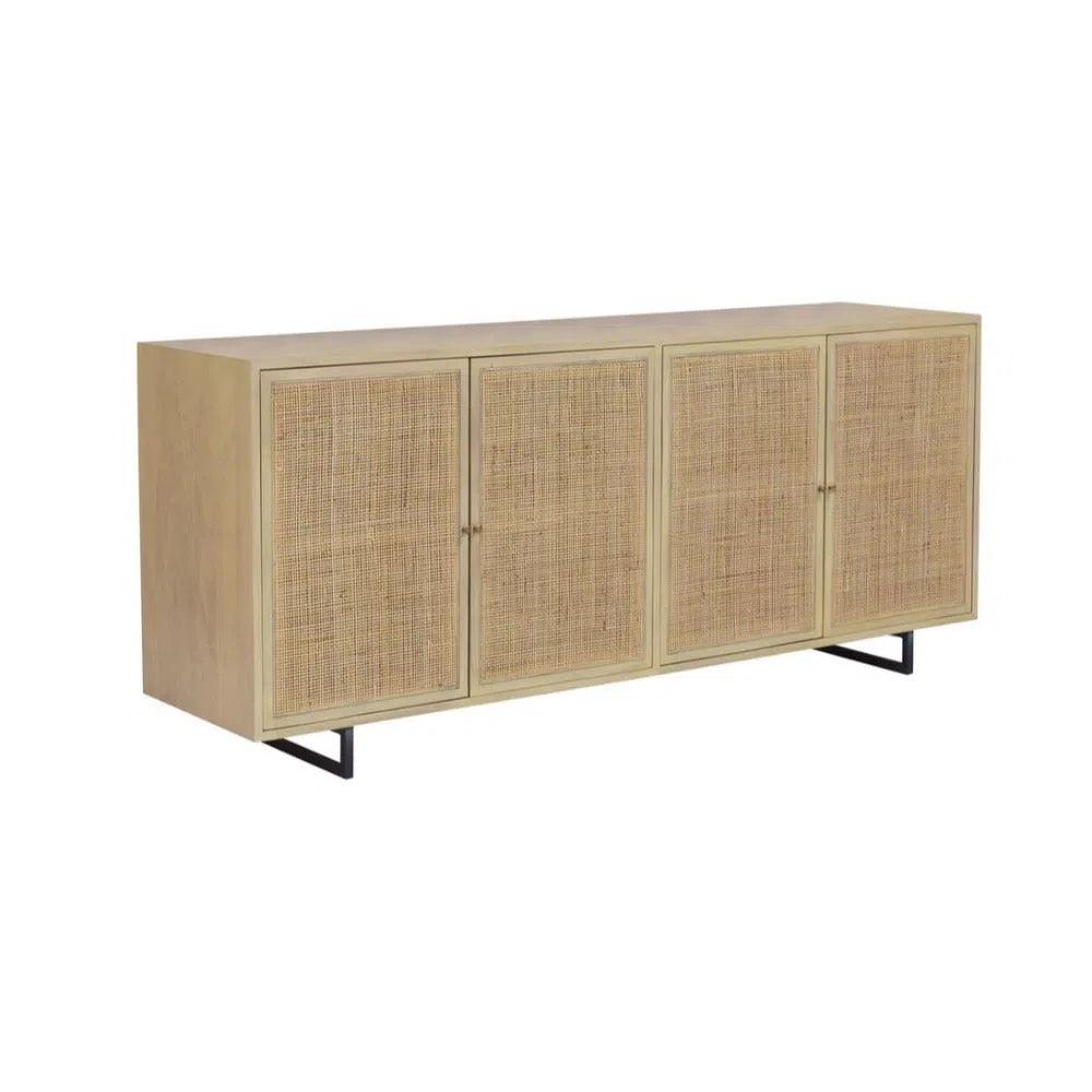 Clay Brown Sideboard Crafted from Solid Wood - LOOMLAN - Artesia - Sideboards