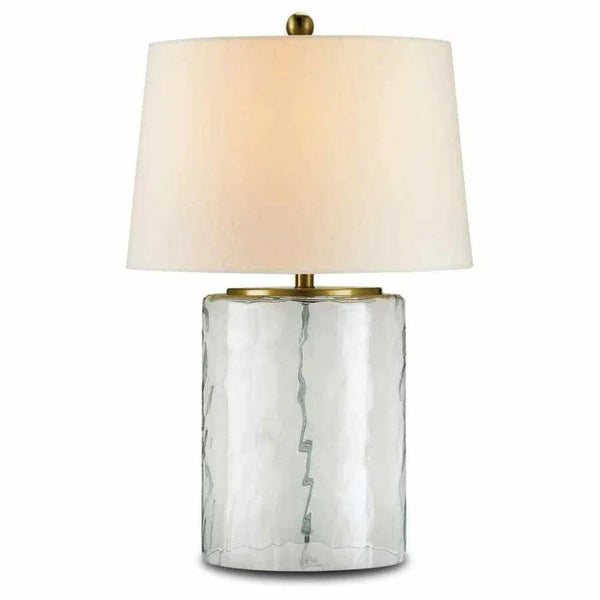 Clear Brass Oscar Table Lamp - LOOMLAN - Currey & Co - Table Lamps