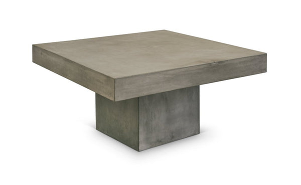 Clemente Concrete Square Cocktail Table - LOOMLAN - Bassett Mirror - Coffee Tables