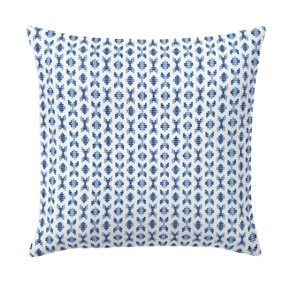 Clockwork Sky Handmade Outdoor Pillow - LOOMLAN - Earnest Collection - Outdoor Pillows