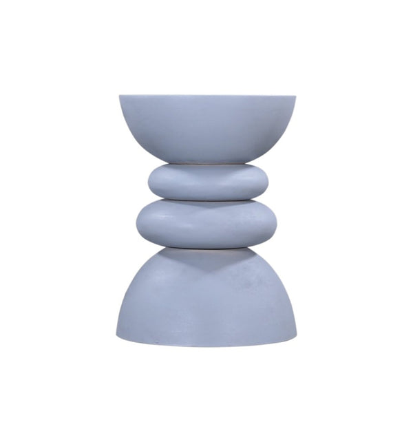 Cloud Concrete Round Accent Table - LOOMLAN - Bassett Mirror - Side Tables