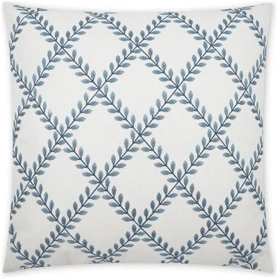 Clover Lane Porcelain Blue Large Throw Pillow Insert - LOOMLAN - D.V. Kap - Throw Pillows