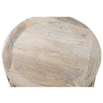 Clover Round Medium Size Coffee Table Carved Mango Wood - LOOMLAN - Essentials For Living - Coffee Tables