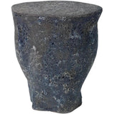 Coastal Style Blue Clay Molten Mid Century Side Table - LOOMLAN - Jamie Young - Side Tables