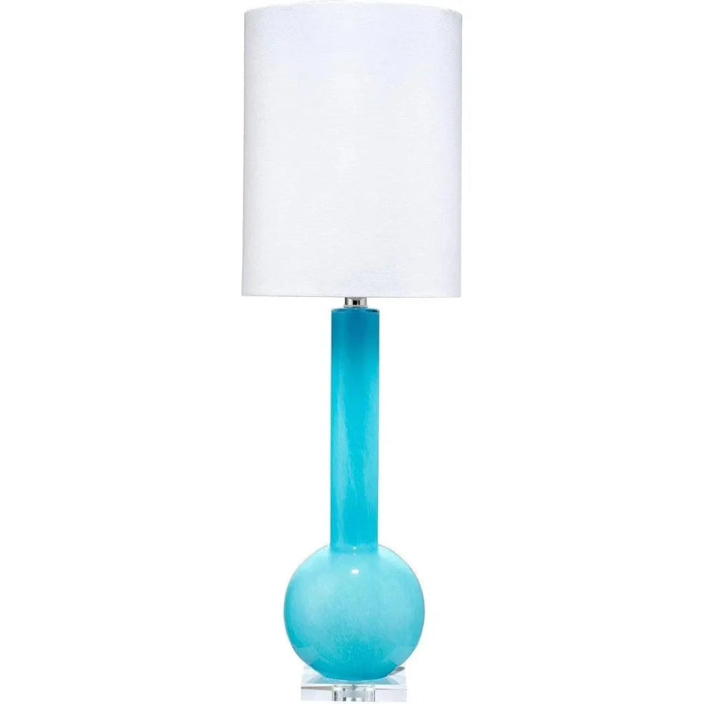 Coastal Style Blue Glass Studio Table Lamp - LOOMLAN - Jamie Young - Table Lamps